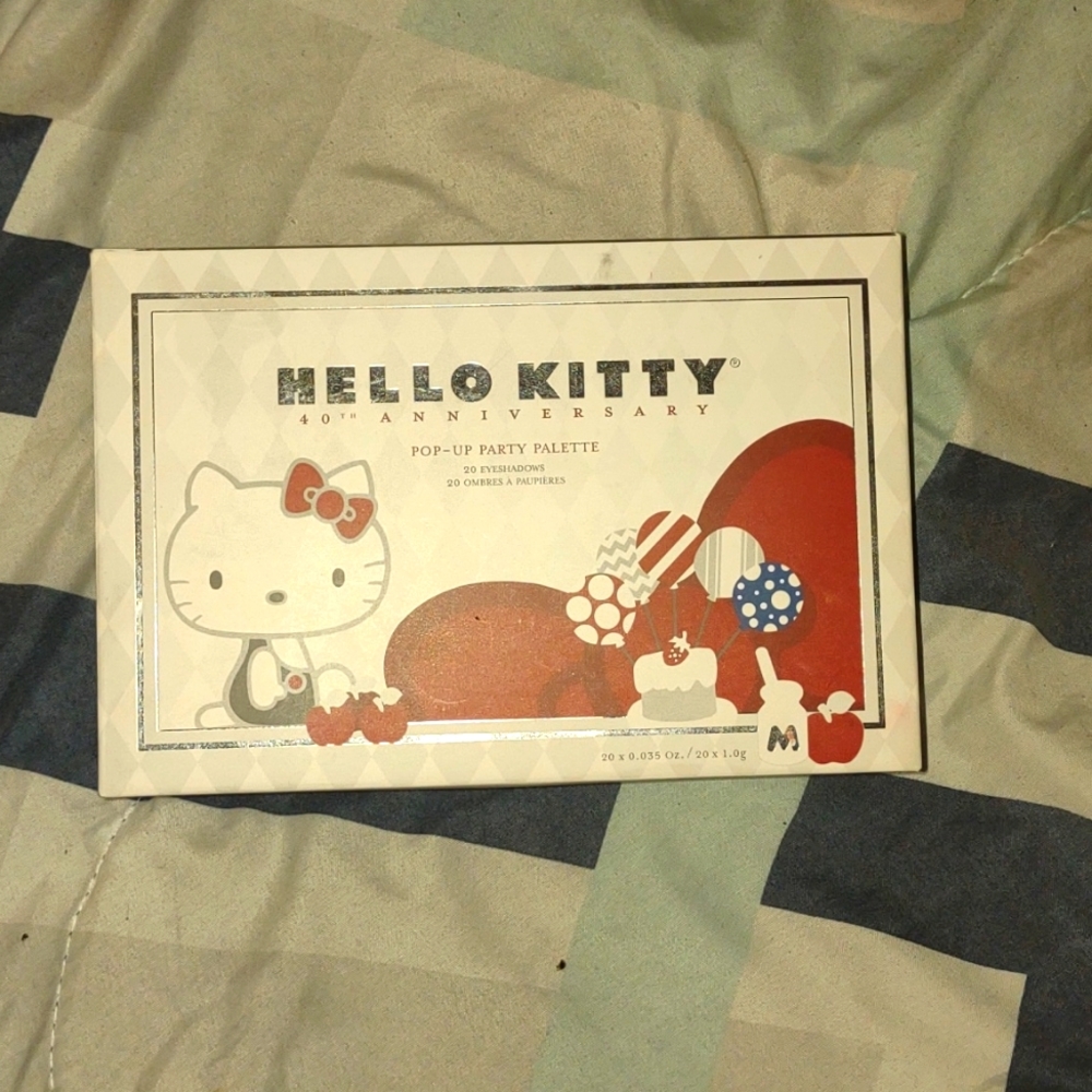 Limited edition Hello kitty 40th anniversary Pop up party pallette